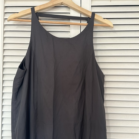 Grey Pink Stitch Dress - Picture 2 of 4